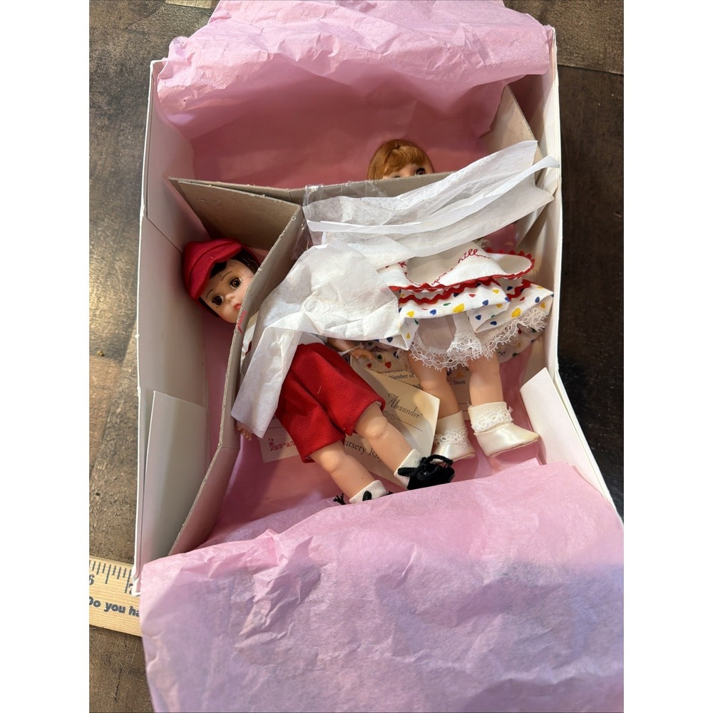 Vintage Madame‎ Alexander Jack and Jill 8" Dolls Storyland Box Wear Stain 1987 - Picture 16 of 16